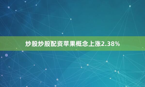炒股炒股配资苹果概念上涨2.38%